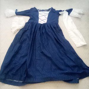 Navy Blue Colonial Dress XL